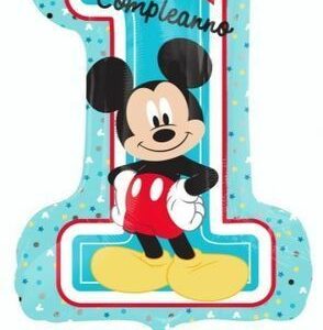 Palloncino Mylar Super Shape 71 cm Topolino Buon Compleanno