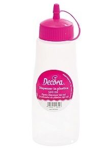 Dispenser Decora con Tappo Fucsia 500 ml*