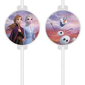 Cannucce carta Frozen II 4 pz *