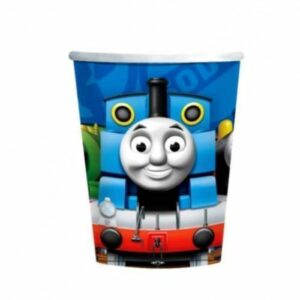 BICCHIERE CARTA TRENINO THOMAS 8 PZ *