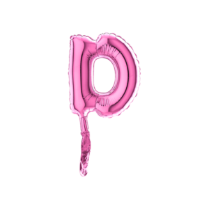 Palloncino Mylar Micro 18 cm Fuxia Lettera D*