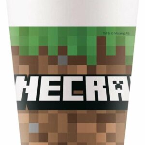 Bicchieri 200 ml Next Gen Minecraft 8 pezzi *