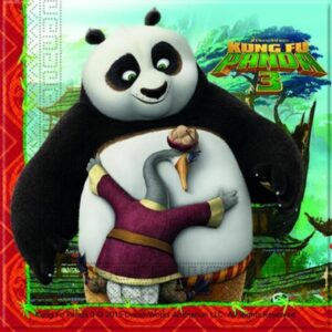 TOVAGLIOLO KUNG FU PANDA 33X33 20 pz *