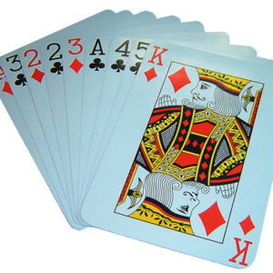 Carte da Poker Giganti 17×13 cm *