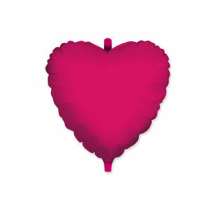 Palloncino Mylar 18″ Cuore Fucsia 45 cm*