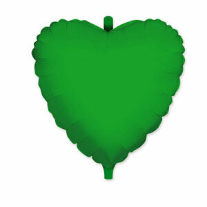 Palloncino Mylar 24″ Cuore Verde 60 cm*