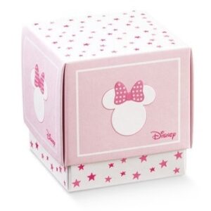 Scatolino in Cartoncino Fleur 7×7 cm altezza 7 cm Minnie Stars 10 pz*