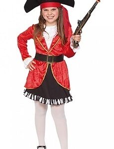 Costume Carnevale Ragazza Pirata 5-6 anni *