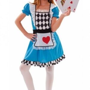 Costume Carnevale Bambina di Cuori 5-6 anni*