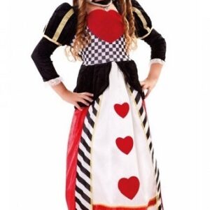 Costume Carnevale Bambina Regina di Cuori 4-6 anni*