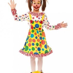 Costume Carnevale Bambina Clown 5/6 anni*