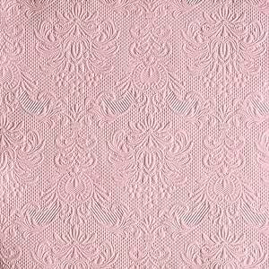 Tovaglioli 25×25 cm Elegance Rosa Pastello 15 pezzi *