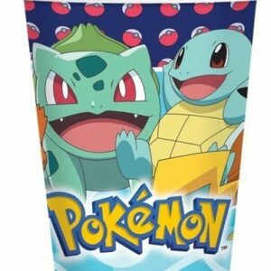 Bicchieri 250 ml Pokemon 8 pezzi *