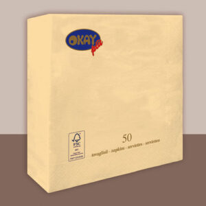 TOVAGLIOLI 33×33 CHAMPAGNE 50 pz