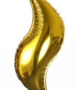 Palloncino Mylar 26” 66 cm Deci Curve Oro *