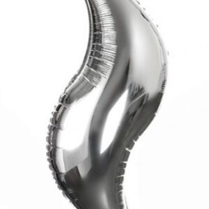 Palloncino Mylar 36” 92 cm Deco Curve Argento *