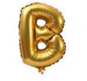 Palloncino Mylar 36 cm Oro Lettera B *