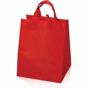 Buste per Panettone in TNT Rosso 25+25×33 cm *