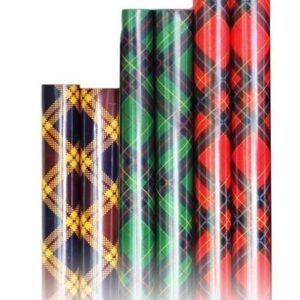 Rotolo Carta Regalo 70×100 cm Fantasia Scozzese – Colori Assortiti *