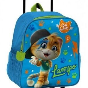 Zaino Trolley Asilo Bimbo 44 Gatti Lampo