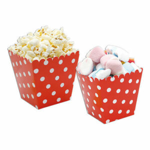 SWEETY BOX 6,5x8x6,5 POIS ROSSO 6 pz*