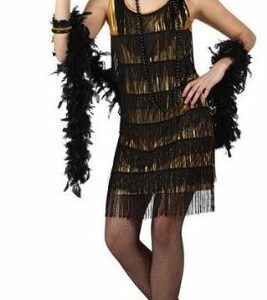 Costume Donna Cabarettista Nero Taglia 2*