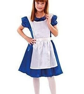 Costume Carnevale Bamibna Alice nel paese delle meraviglie 4-6 anni*