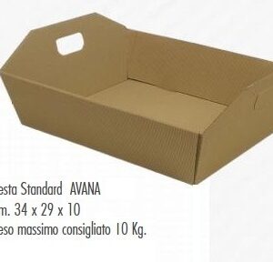 Cesta Avana con maniglia 34x29x10 cm *