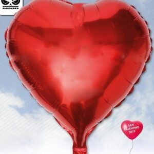 Palloncino Mylar Cuore Grande Rosso 60 cm *