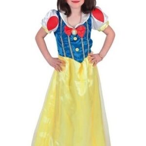 Costume Carnevale Bambina Biancaneve 10/12 anni *