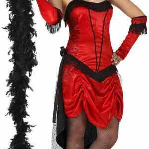 Costume Donna Cabarettista Rosso Taglia 1*