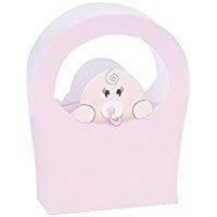 20 Borse con bimba co Testa fuori Rosa B: 6 cm L: 2,3 cm H: 9,2 cm*