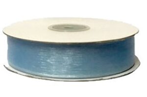 Rotolo Nastro Organza Celeste 20 mm 50 mt *