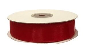 Rotolo Nastro Organza Rosso 20 mm 50 mt *