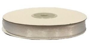 Rotolo Nastro Organza Bianco 10 mm 50 mt *