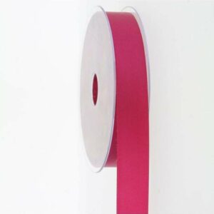 Nastro Doppio Raso Fucsia mt 50×10 mm