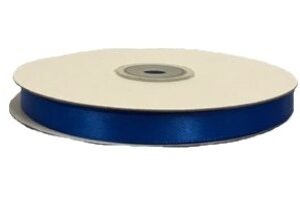 Rotolo Nastro Doppio Raso Blue 10 mm 50 mt *