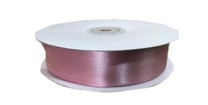 Rotolo Nastro Doppio Raso Rosa Cipolla 25 mm 50 mt *