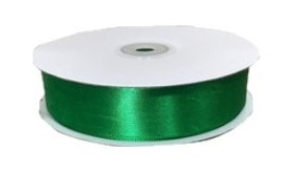 Rotolo Nastro Doppio Raso Verde Smeraldo 25 mm 50 mt *