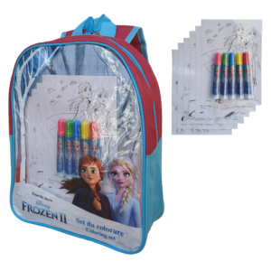 Zaino Frozen trasparente con accessori