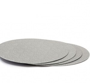 Cake Board Argento spessore 3 mm diametro 18 cm  *