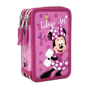 Astuccio 3 Zip Minnie