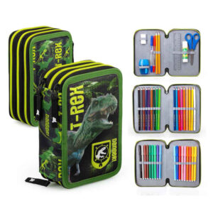 Julian Ross Astuccio 3 Zip Dinosauro T-Rex